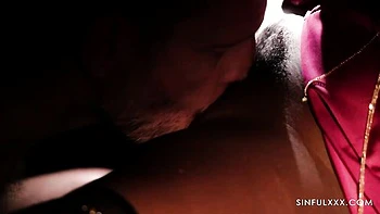 African doll with big boobs Zaawaadi fucks with a big white cock