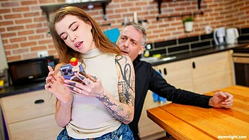 Awesome doggy style fuck with a long-legged slutty doll Eden Ivy