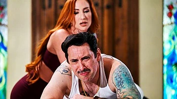 Big-boobed redhead hottie Sophia Locke fucked nicely by long cock