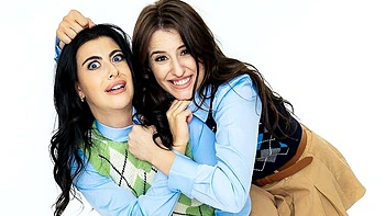 Shay Sights and Aubree Valentine are fucking with a purple dildo