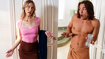 Gorgeous doggy style fuck with a long-legged blonde Diana Grace