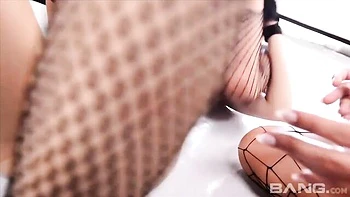 Adriana Chechik and Zoe Wood are enjoying sucking a big black dildo