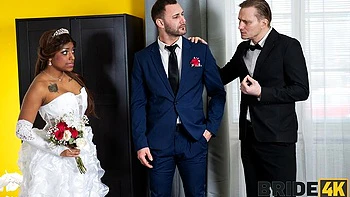 Exotic bride with good ass Vicky Menage banged by fat wiener