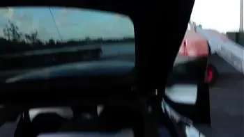 Teens Pull Over For Public Fuck In Car