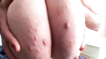 Awesome busty brunette Merilyn Sakova is enjoying fucking with a dildo