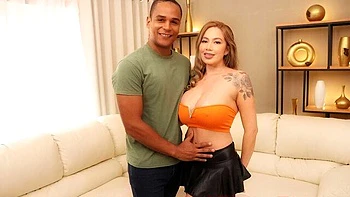 Gorgeous dick-riding session with a busty slutty gf Anai Loves