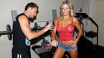 Big-boobed blonde Crystal rammed by pretty huge loaded cock