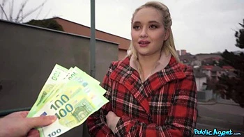 Nighttime fuck in the cowgirl pose with a hot busty blonde Jesse Ames