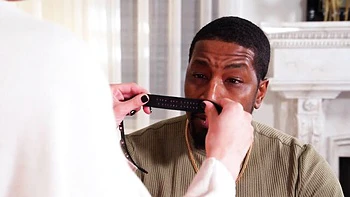 Pleasing Isiah Maxwell and Angel Windell at interracial movie