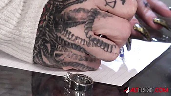 Blowjob clip with flattering Misha Montana from AltErotic