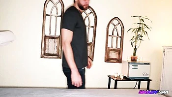 Aristocratic Samantha and Shady's licking dick scene