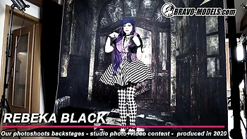 Watch well-proportioned Rebeka Black's movie