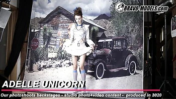 Sex hungry Adelle Unicorn and Adelle at reality clip