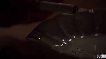 Stunning Gal Ritchie and Seth Gamble at side fuck trailer