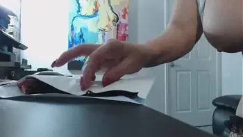 Stepmom Monte squirts all over her panties and sends them to her boyfriend