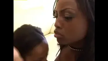 Ebony Menage A Trois  #1 - These black sluts will make you shoot your load twice as hard