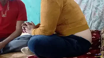 step Son in law pressing big boobs of mother in law and motivating for anal hardcore fucking and puts middle finger in her ass, beautiful roleplay saasu damaad sex by Netu and Hubby xxx hd film in clear Hindi audio