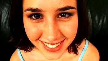 Blowjob for big cock from college brunettes