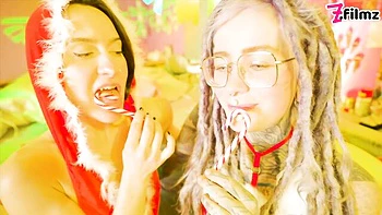 Inked fuck dolls Anuskatzz and Miss Flora love hardcore anal fuck