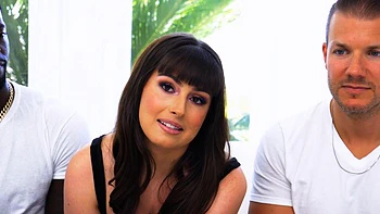 Four guys fucked group of girls in the pool, including Chanel Camryn.