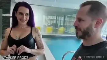 Rock style Dutch MILF Teresa Du More ass fucked in Jacuzzi by Paul Stalker tourist [The Wellness Stories Ep.1]