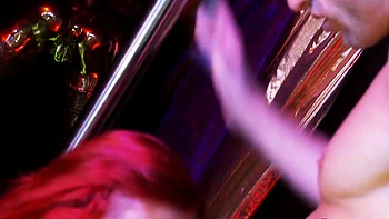 Give in to Your Desires with a Hot Redhead in Stockings and