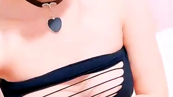 Close up POV of teen sucking cock