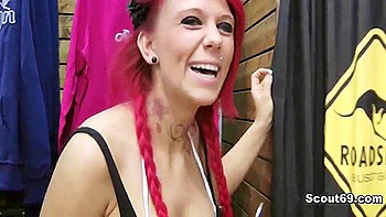 German Amateur Teen 18+ Public Hardcore Fuck In Changing Room