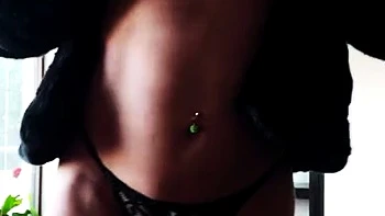 Mature brunette Tina toys in stockings