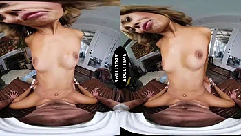 UP CLOSE VR - Petite MILF Kylie Le Beau Wants A Taste Of Your Cum After Getting Hard Fucked - POV: Porn