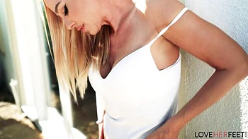 Masturbation scene with rough girlfriend from Love Her Feet