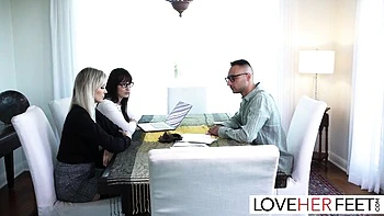 Love Her Feet - brunette movie