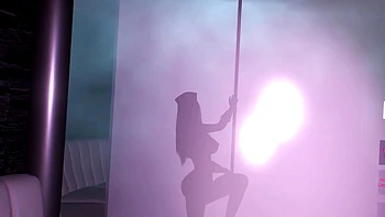 3D Big Boobs Stripper Have Blowjob Sex with Big Cock