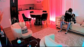 Amateur latin caught by hidden cam