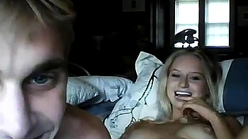 Sexy Blonde And Her BF: Blowjob, Cowgirl  Licking Porn