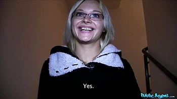 Gorgeous outdoor sex for money with a long-legged blonde Any More