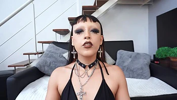 Goth-Daped #3 : White Brazilian Goth With Attitude, Alice Drummond