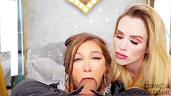 Roxy Cox Crazy Pov Threesome Orgy