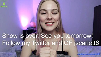 Blond model tease: Amateur, Chaturbate  Cam Porn