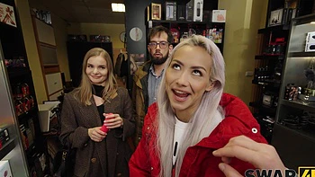 Hot Fibi Euro and Veronica Leal in a steamy threesome with Charlie Dean