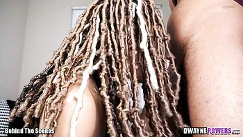 Mysterious Tiny Ebony and Bri's tattoo porn