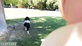 Pretty Arabelle Raphael and Kyle Mason at pornstar clip