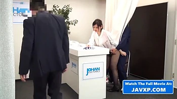 Japanese Coed First Day On The Job