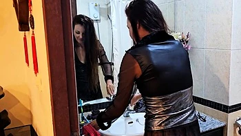 Delivery Guy's Surprise Transparent Dress Prank with a Twis