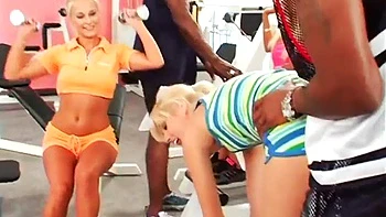 Gym is a perfect place for an orgy: Big Tits, Amateur  Pornhub Porn