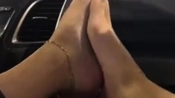 Kylie Haale Foot Fetish In Public POV