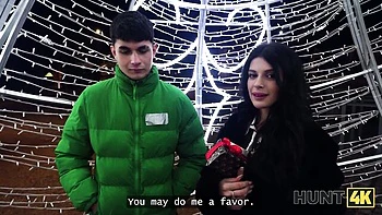 Hunt4k featuring Michael Fly and Asandra Dewy's hard fuck scene