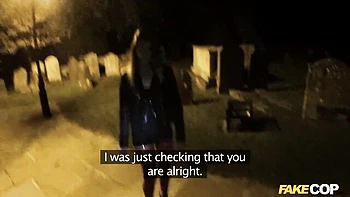 An awesome outdoor sex for money with a long-legged Eva Johnson