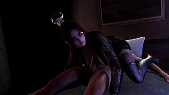 3D Sexy Japanese Teacher with Sexy Lingerie Got Fucked so Hard