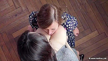 Busty Tits Asian And Exciting Blond Hair Girl In Lesbian P